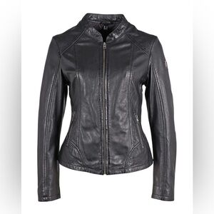 Mauritius - Lyla Leather Jacket Black